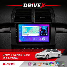 Штатна магнітола для BMW 5 Series (E39) 1995-2004 DriveX A-903 QLED 9" Android 4-ядерний 2+32Гб 4x50W(TDA7851) бездротовий CarPlay та AndroidAuto