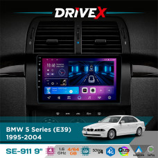 Штатна магнітола для BMW 5 Series (E39) 1995-2004 DriveX SE-911 4+64Гб QLED 9" Android 4-ядерний 4x50W(TDA7851) DSP бездротовий CarPlay та AndroidAuto