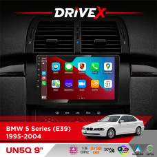 Штатна магнітола для BMW 5 Series (E39) 1995-2004 DriveX UN5 QLED 9" Android 4-ядерний 2+32Гб 4x45W бездротовий CarPlay та AndroidAuto