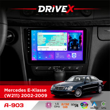 Штатна магнітола для Mercedes CLS-Klasse (C219) 2004-2010 DriveX A-903 QLED 9" Android 4-ядерний 2+32Гб 4x50W(TDA7851) бездротовий CarPlay та AndroidAuto