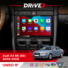 Штатна магнітола для Seat Exeo 2009-2013 DriveX UN5 QLED 9" Android 4-ядерний 2+32Гб 4x45W бездротовий CarPlay та AndroidAuto