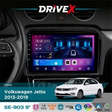 Штатна магнітола для Volkswagen Jetta 2013-2019 DriveX SE-903 QLED 9" Android 8-ядерний 4+64Гб SIM-картка 3G/4G DSP 4x50W(TDA7851) бездротовий CarPlay та AndroidAuto