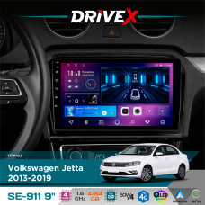 Штатна магнітола для Volkswagen Jetta 2013-2019 DriveX SE-911 4+64Гб QLED 9" Android 4-ядерний 4x50W(TDA7851) DSP бездротовий CarPlay та AndroidAuto