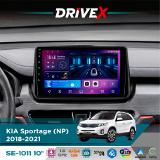 Штатна магнітола для KIA Sportage (NP) 2018-2021 DriveX SE-1011 QLED 10" Android 4-ядерний 4+64Гб DSP 4x50W(TDA7851) бездротовий CarPlay та AndroidAuto
