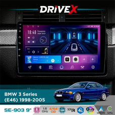 Штатна магнітола для BMW M3 (E46) 1998-2006 DriveX SE-903 QLED 9" Android 8-ядерний 4+64Гб SIM-картка 3G/4G DSP 4x50W(TDA7851) бездротовий CarPlay та AndroidAuto