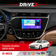 Штатна магнітола для Toyota Avalon 2013-2018 DriveX A-903 QLED 9" Android 4-ядерний 2+32Гб 4x50W(TDA7851) бездротовий CarPlay та AndroidAuto