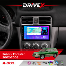 Штатна магнітола для Subaru Forester 2002-2008 DriveX A-903 QLED 9" Android 4-ядерний 2+32Гб 4x50W(TDA7851) бездротовий CarPlay та AndroidAuto