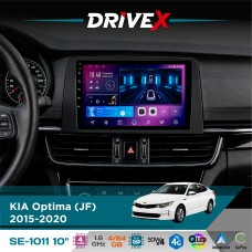 Штатна магнітола для KIA K5 2015-2020 DriveX SE-1011 QLED 10" Android 4-ядерний 4+64Гб DSP 4x50W(TDA7851) бездротовий CarPlay та AndroidAuto