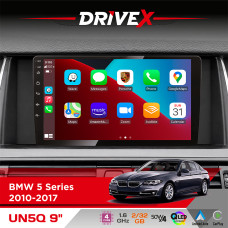 Штатна магнітола для BMW 5 Series (F07) 2009-2017 DriveX UN5 QLED 9" Android 4-ядерний 2+32Гб 4x45W бездротовий CarPlay та AndroidAuto