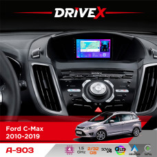 Штатна магнітола для Ford Escape 2012-2019 DriveX A-903 QLED 9" Android 4-ядерний 2+32Гб 4x50W(TDA7851) бездротовий CarPlay та AndroidAuto