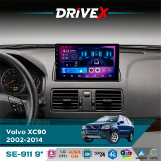 Штатна магнітола для Volvo XC90 2002-2014 DriveX SE-911 4+64Гб QLED 9" Android 4-ядерний 4x50W(TDA7851) DSP бездротовий CarPlay та AndroidAuto