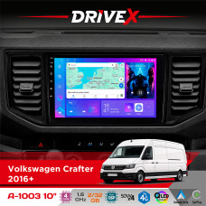 Штатна магнітола для Volkswagen Crafter 2016+ DriveX A-1003 QLED 10" Android 2+32Гб 4-ядерний 4x50W(TDA7851) бездротовий CarPlay та AndroidAuto