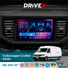 Штатна магнітола для Volkswagen Crafter 2016+ DriveX SE-1011 QLED 10" Android 4-ядерний 4+64Гб DSP 4x50W(TDA7851) бездротовий CarPlay та AndroidAuto
