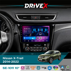 Штатна магнітола для Nissan Qashqai 2014-2022 DriveX SE-1011 QLED 10" Android 4-ядерний 4+64Гб DSP 4x50W(TDA7851) бездротовий CarPlay та AndroidAuto