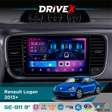 Штатна магнітола для Volkswagen Beetle 2011-2019 DriveX SE-911 4+64Гб QLED 9" Android 4-ядерний 4x50W(TDA7851) DSP бездротовий CarPlay та AndroidAuto