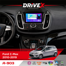 Штатна магнітола для Ford C-Max 2010-2019 DriveX A-903 QLED 9" Android 4-ядерний 2+32Гб 4x50W(TDA7851) бездротовий CarPlay та AndroidAuto