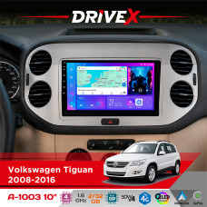 Штатна магнітола для Volkswagen Golf Plus 2005-2014 DriveX A-1003 QLED 10" Android 2+32Гб 4-ядерний 4x50W(TDA7851) бездротовий CarPlay та AndroidAuto