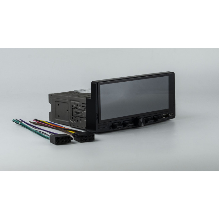 LNX-7100 1-Din 7" CarPlay 4x45W Linux Buttons