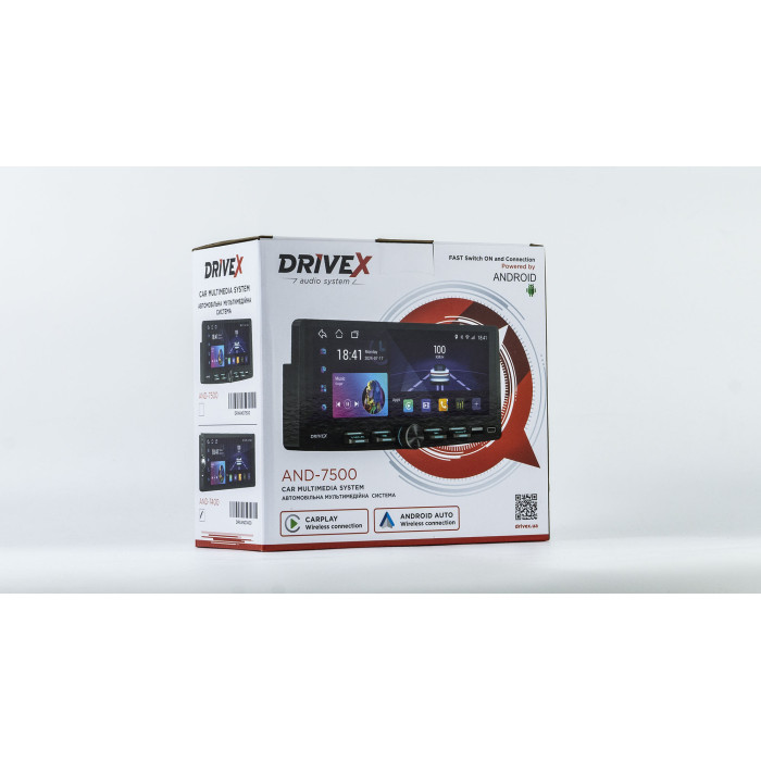 AND-7400 1-Din 7" CarPlay 4x45W Android