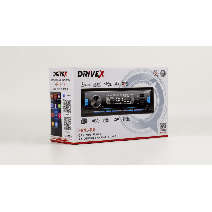 MPU-101 1-Din 4x45W BT APP