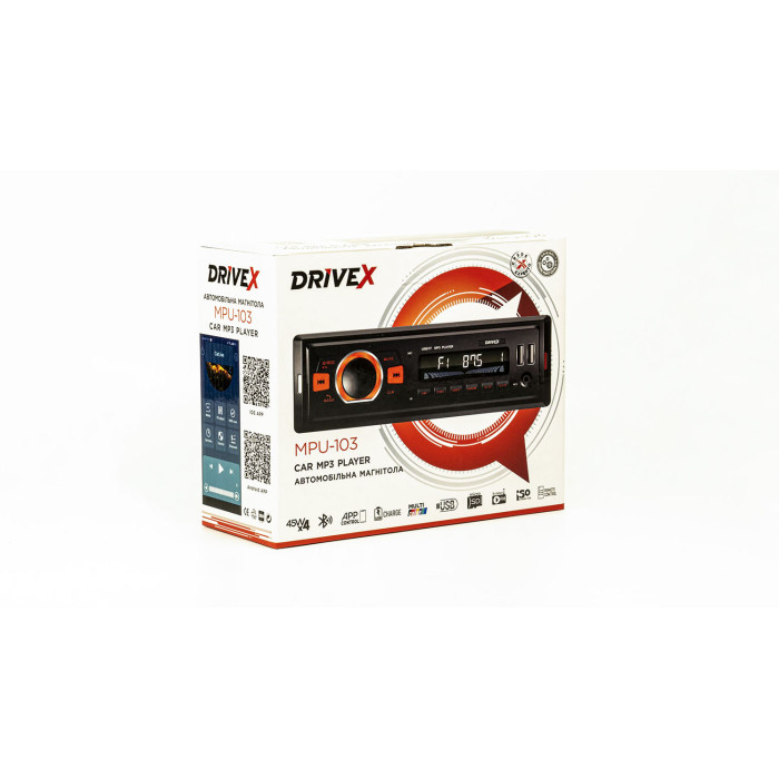 MPU-103 1-Din 4x45W BT APP