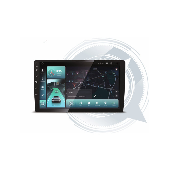 UA-01 9" 2K 4G DSP 4+64Gb 2.5D QLED 8-Cores DSP