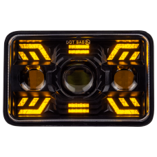 WL FOG-06 4x6" 26/46W H/L STM - DRL W+Y к-т.