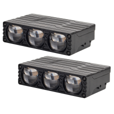 WL MT-15 3X H/L 85/125W 6000K 12-80V STM Red DRL к-т.