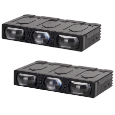 WL MT-17 3X H/L 45/65W 6000K 12-80V STM Red DRL к-т.