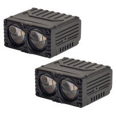 WL MT-18 2X H/L Dual 55/77W 6000K 12-80V STM Red DRL к-т.