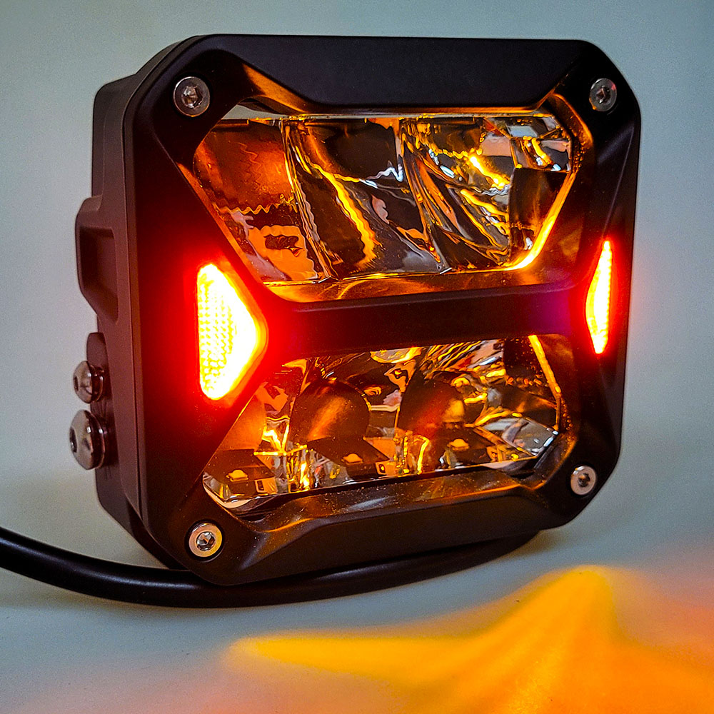 WL SQ-107 DLX 3" FL+DRL 4L-20W OSR