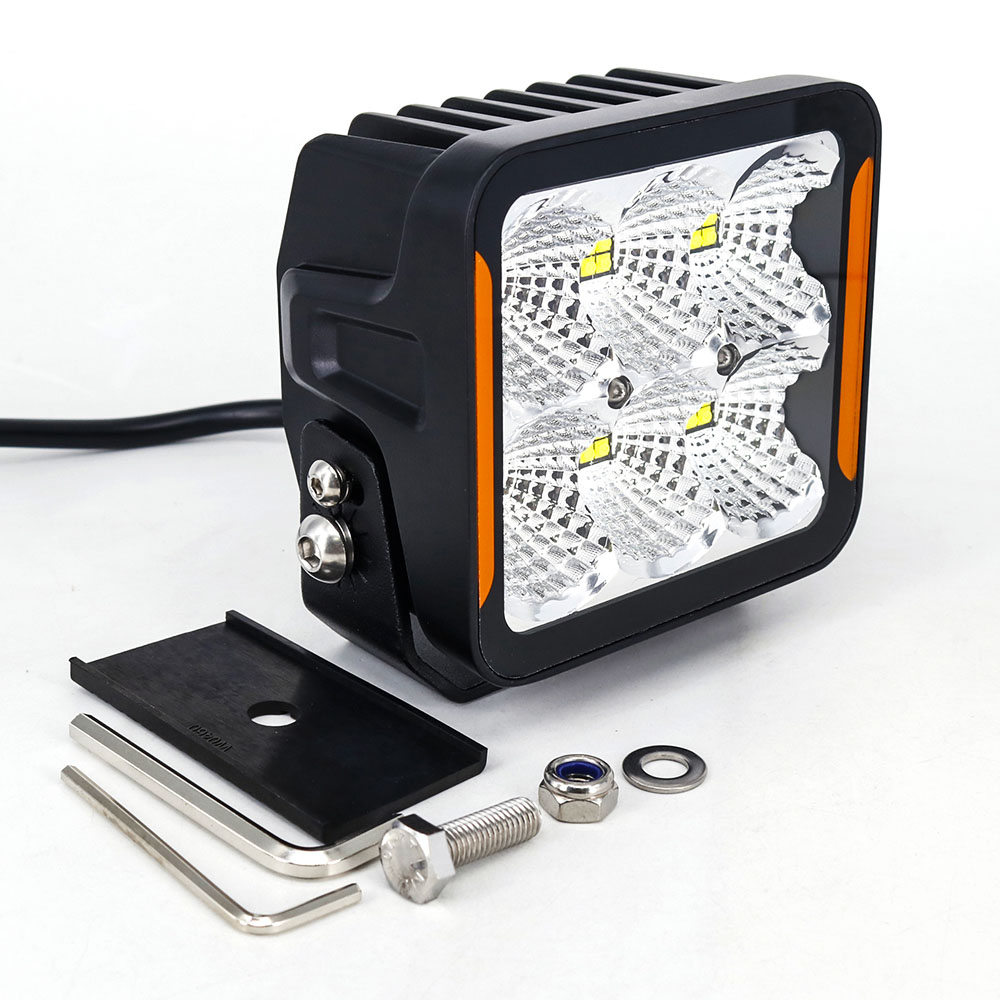 WL SQ-108 DLX 4" FL+DRL 24L-120W OSR