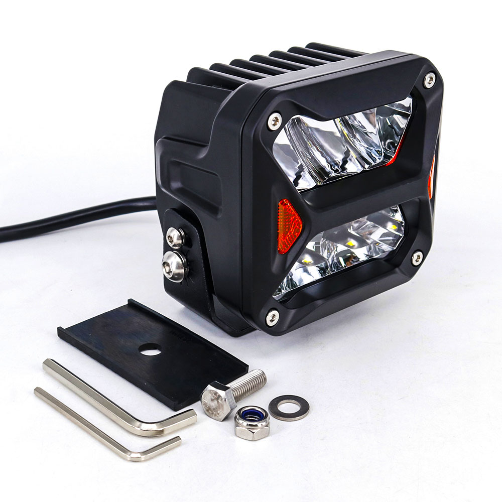 WL SQ-113 DLX 4" DB+DRL 6L-30W OSR