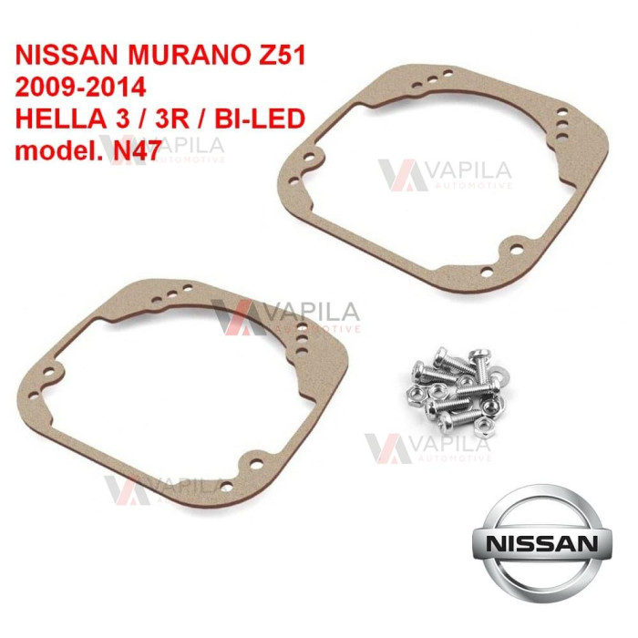 Перехідні рамки для білінз Nissan Murano Z51