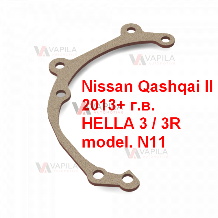 Перехідні рамки для білінз Nissan Qashqai II