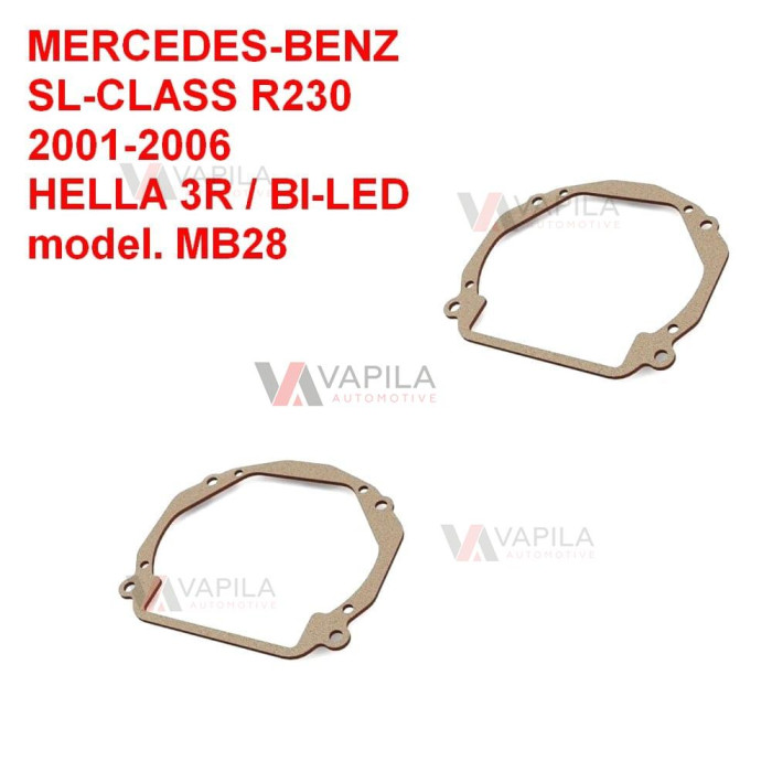 Перехідні рамки для заміни лінз Mercedes-Benz SL-Class R230