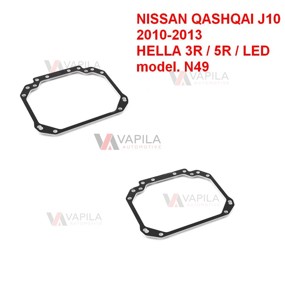 Перехідні рамки для заміни лінз Nissan Qashqai J10