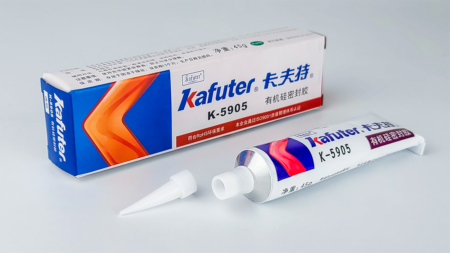 Kafuter прозорий клей для масок та кілець