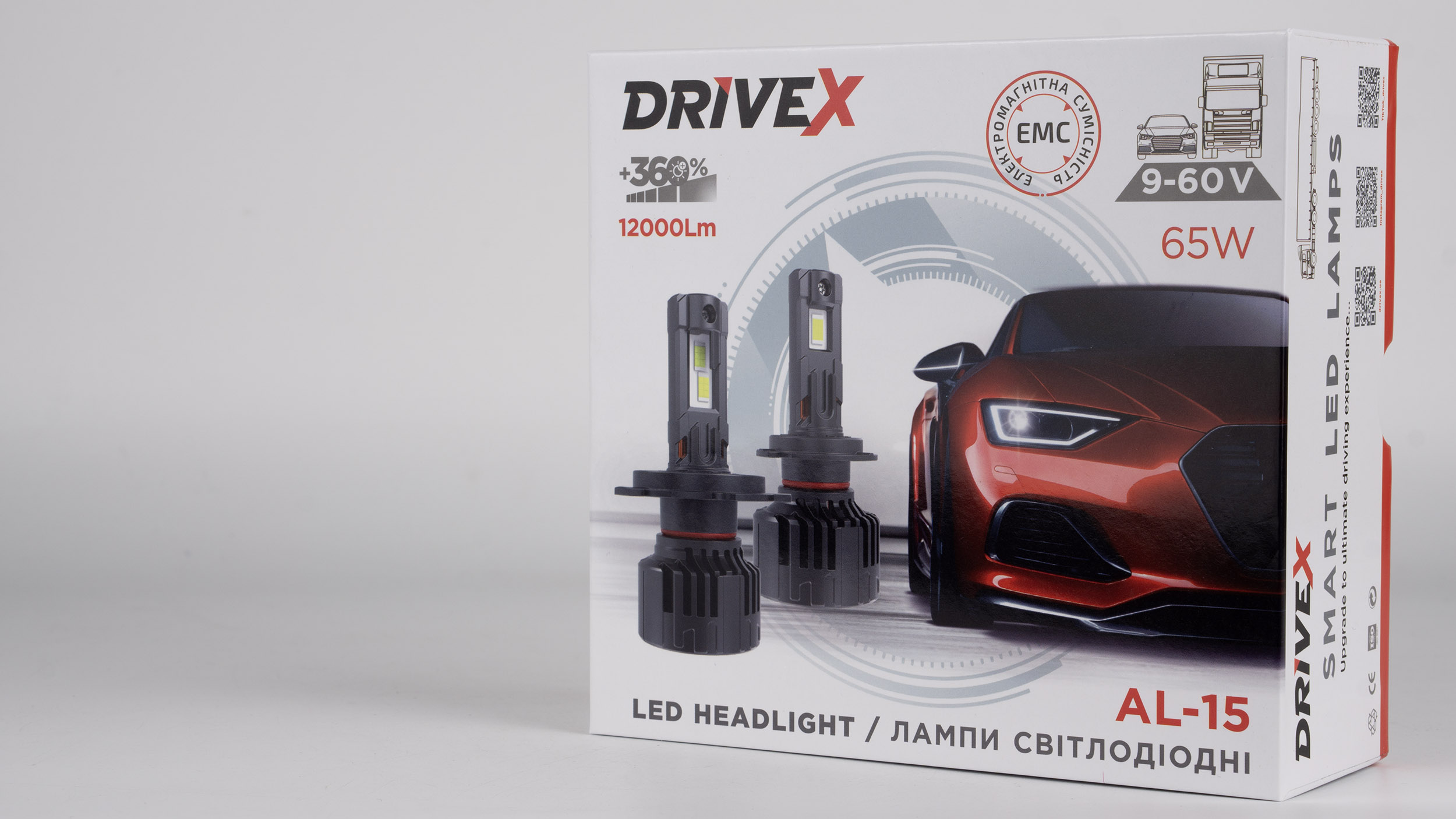 LED лампи автомобільні DriveX LED лампи серії AL-15 H1 65W 9-60V