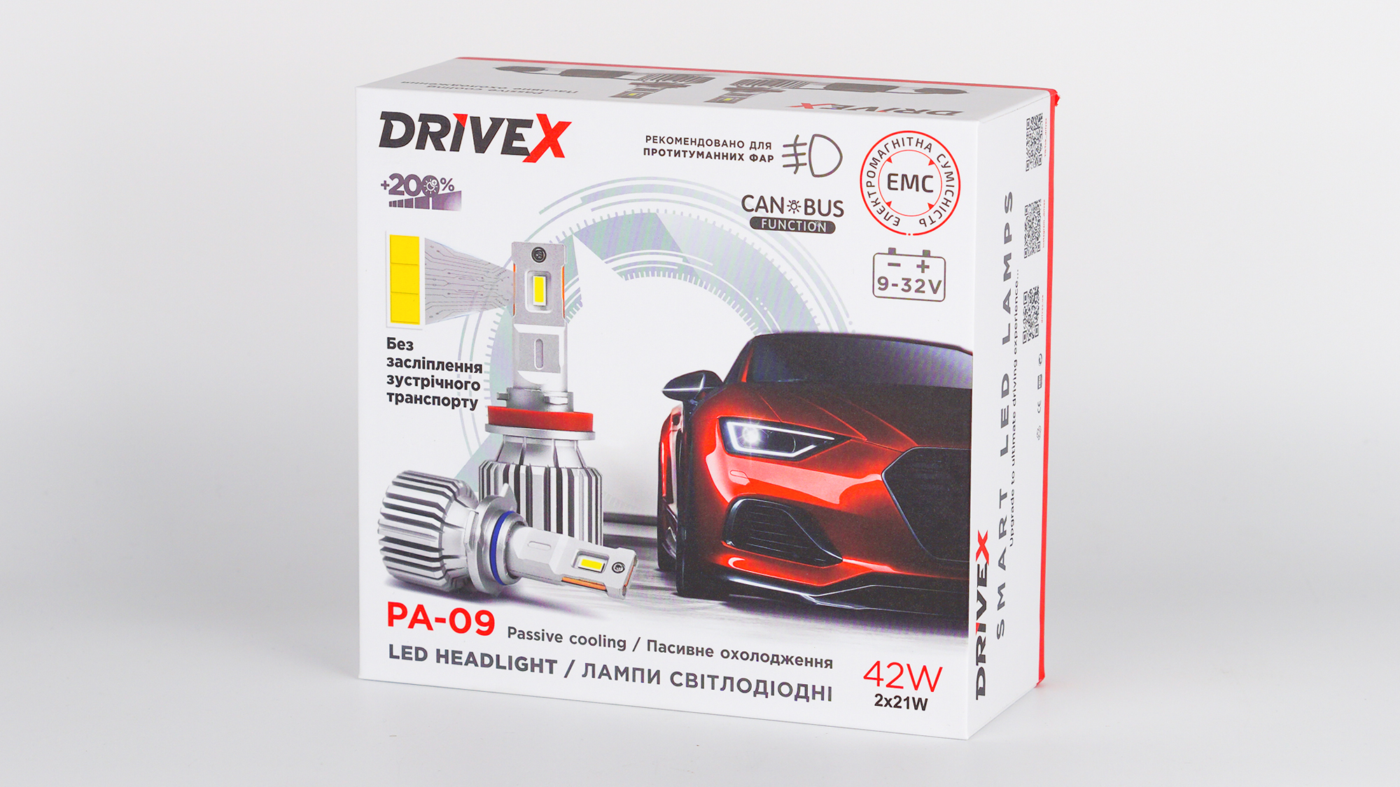 PA-09 H11 42W(2*21W) 9-32V 6K LED