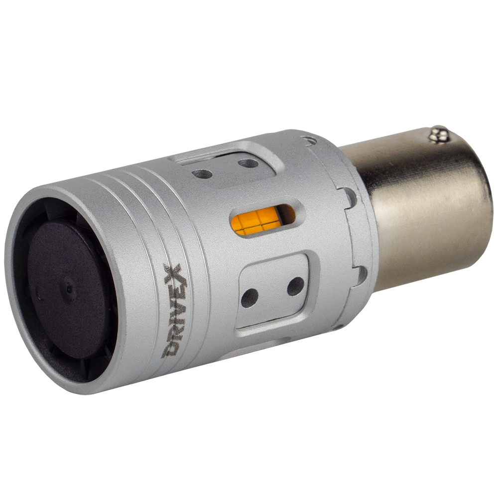 Glow FAN3 S25(1) Amber 10-30V 30W 1000Lm 1156/P21W BA15S d-15mm A