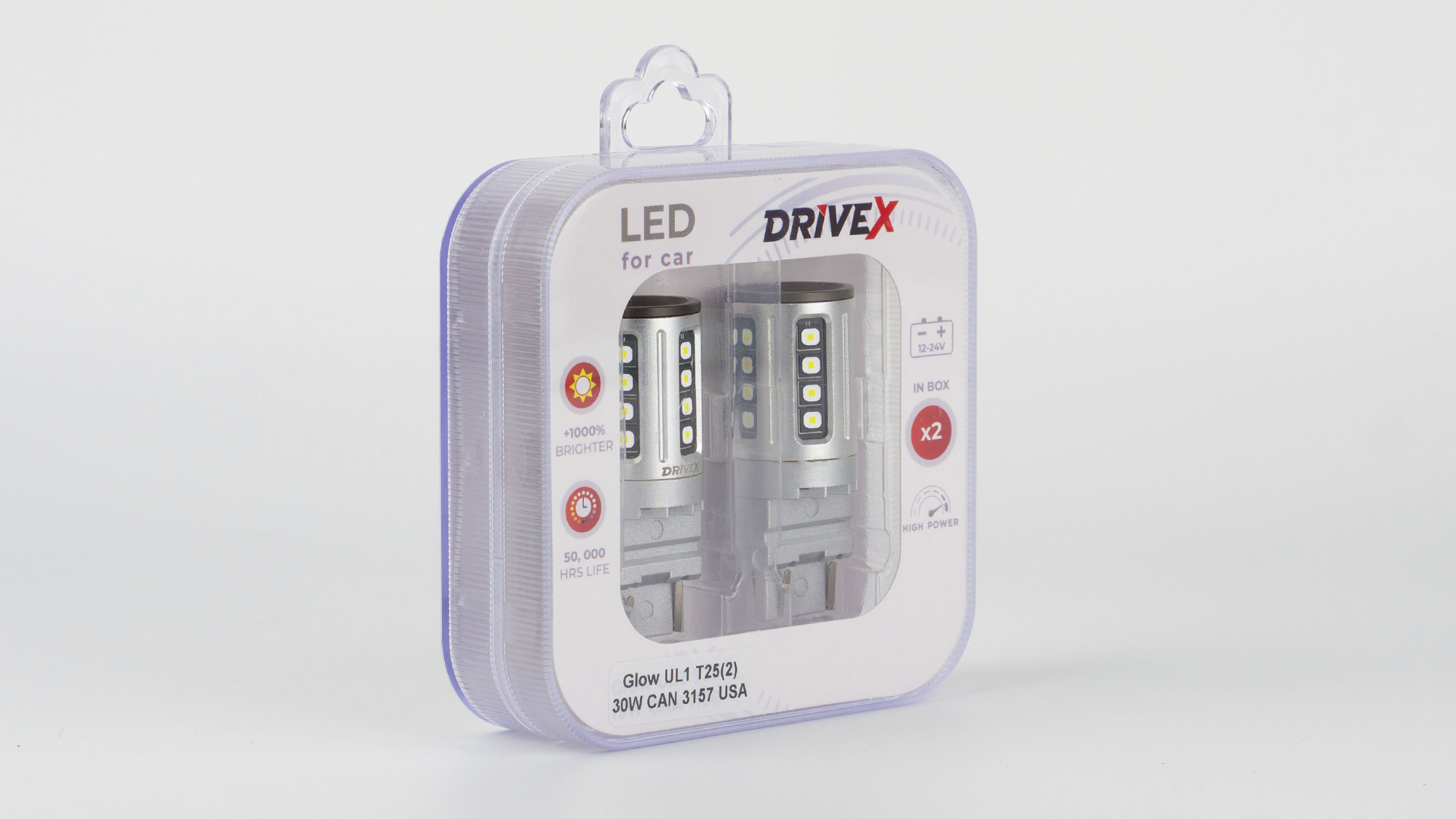 Glow UL1 T25(2) 9-48V 30W CAN 2600Lm 3157/P27/7W base-16mm USA к-т.