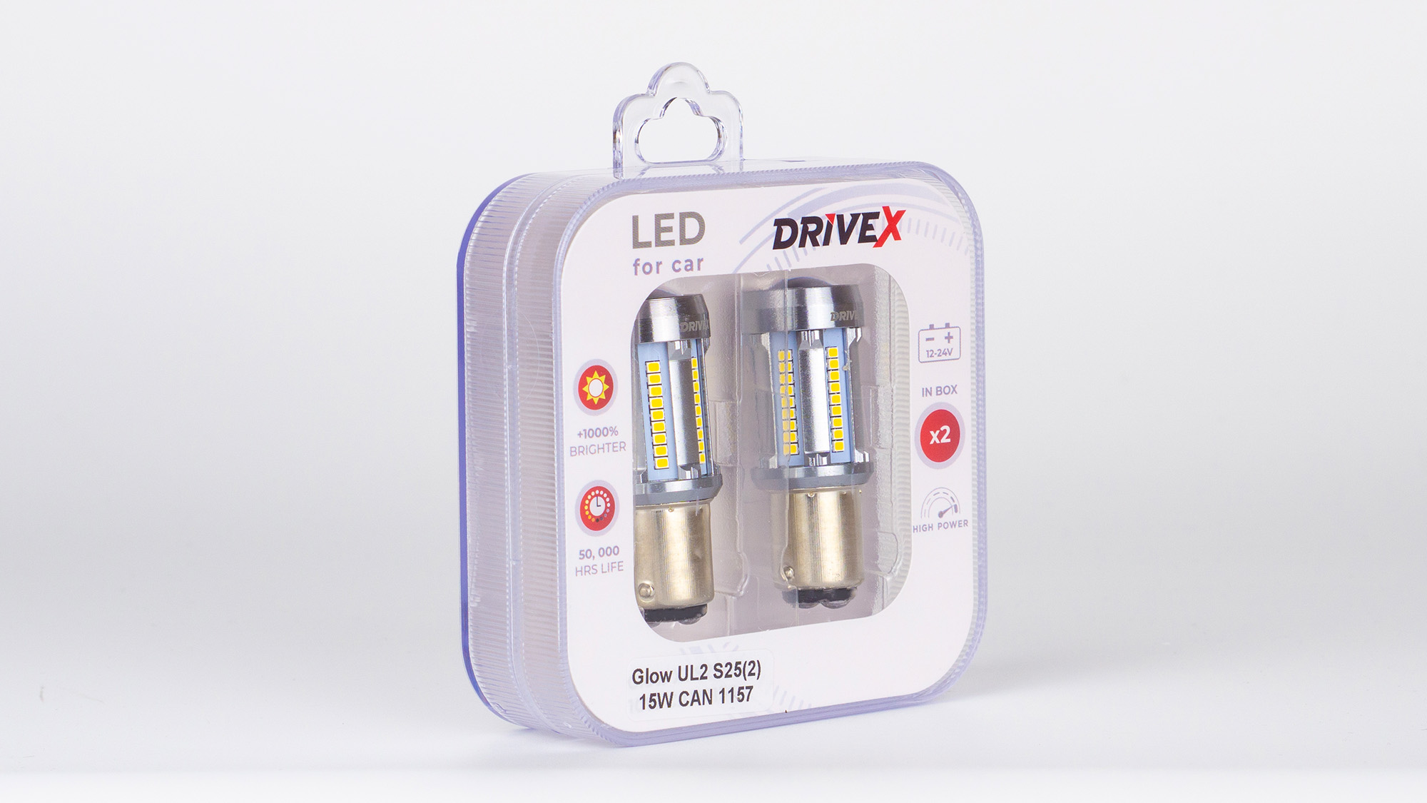 Glow UL2 S25(2) 12V 15W CAN 2600Lm 1157/P21/5W BAY15D d-15mm к-т.