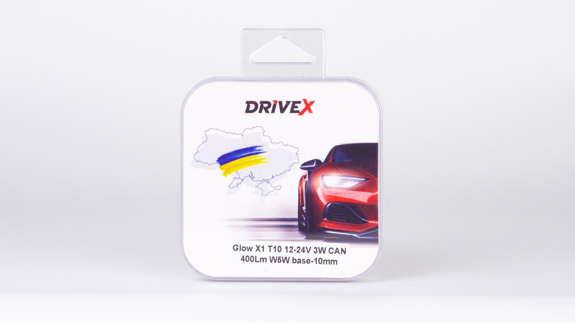 Glow X1 T10 12-24V 3W CAN 400Lm W5W base-10mm к-т.