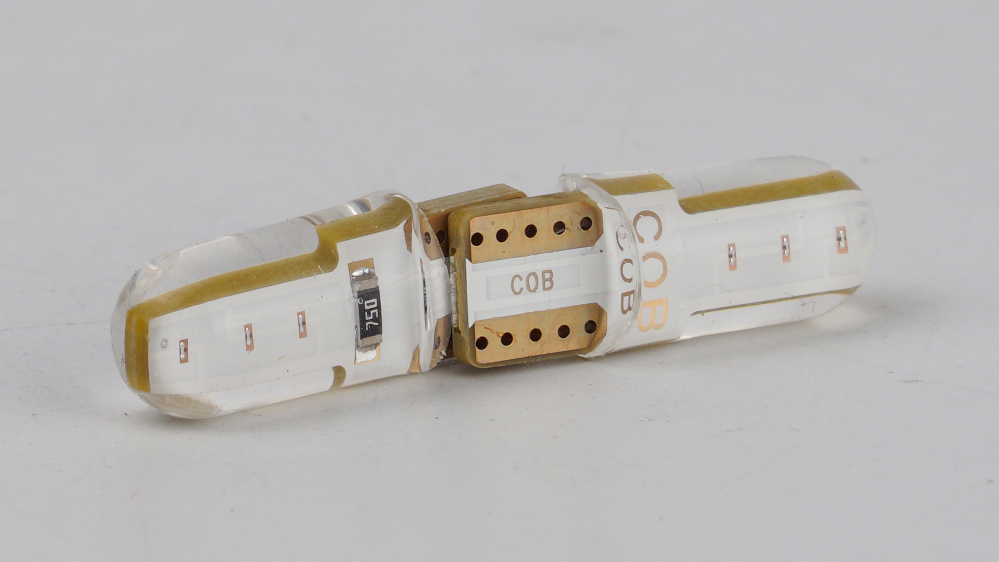 T10-035 Blue COB 0.8W 15Lm 12V W5W base-10mm C