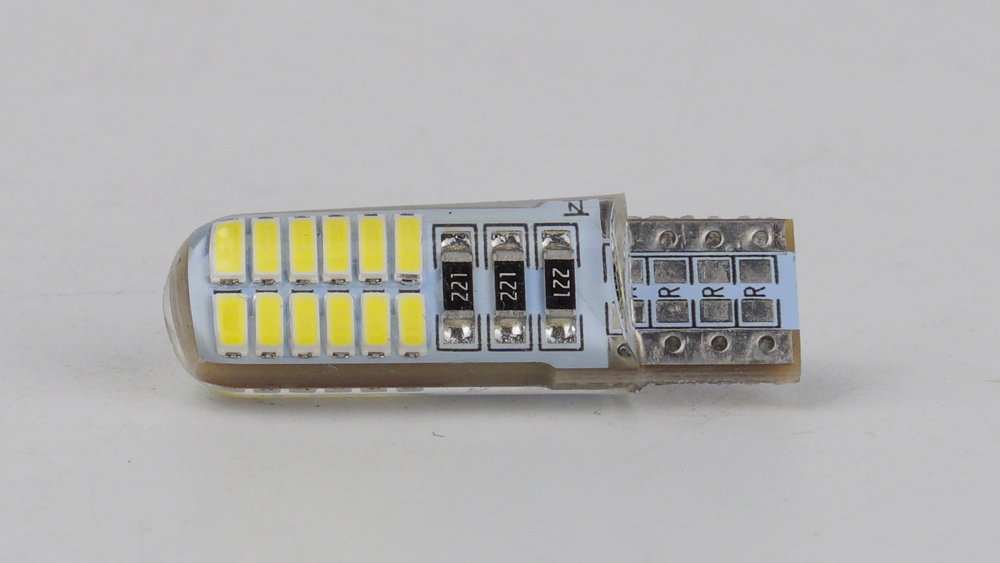 T10-065 1.3W 60Lm 12V Silicon W5W base-10mm C