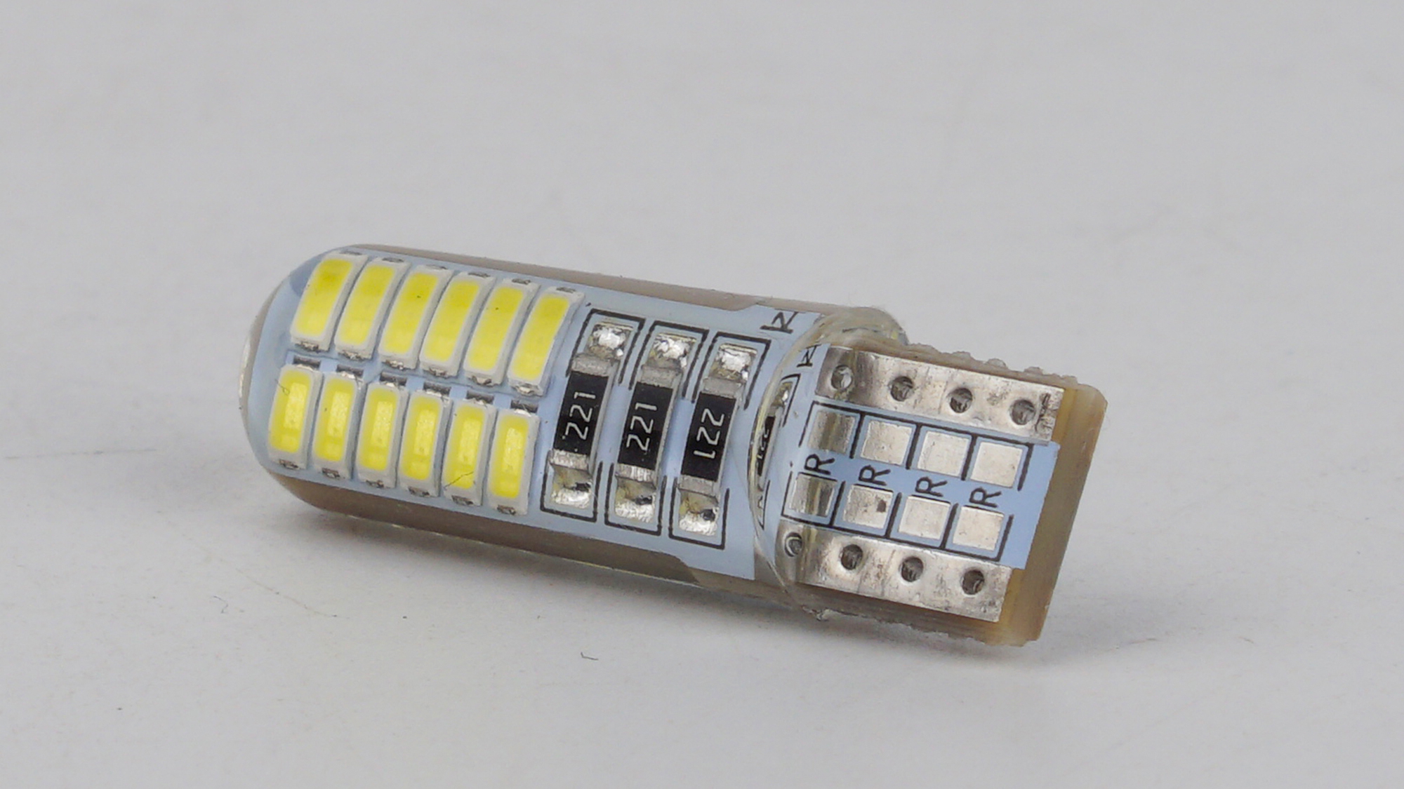 T10-065 1.3W 60Lm 12V Silicon W5W base-10mm C