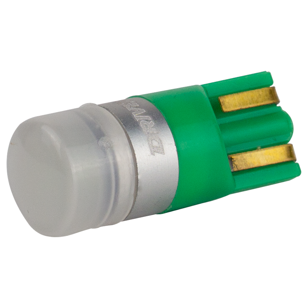 T10-201n Green 45Lm 3030-1 9-36V W5W base-10mm C
