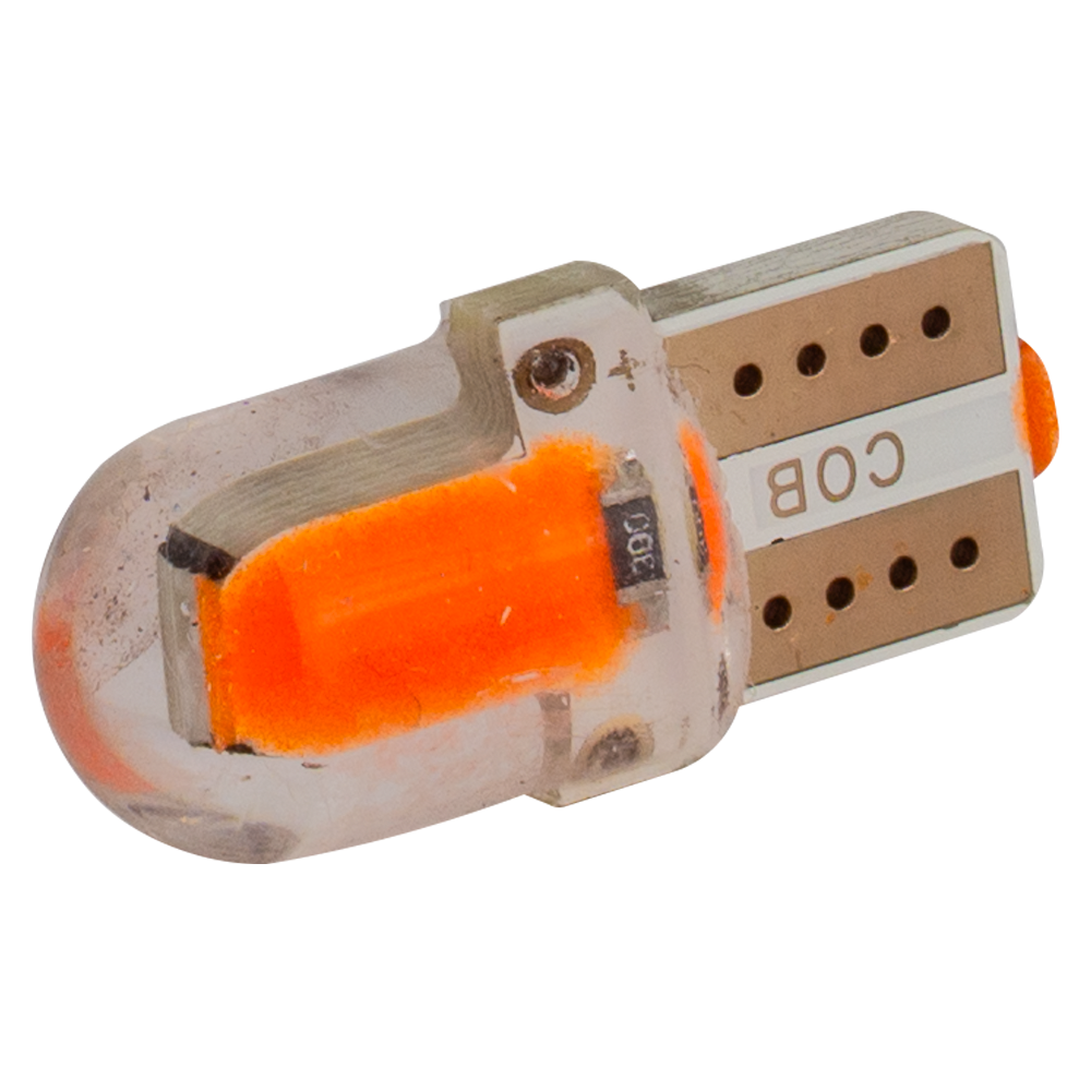 T10-218 Red 12V 0.3W 2Lm W5W base-10mm C