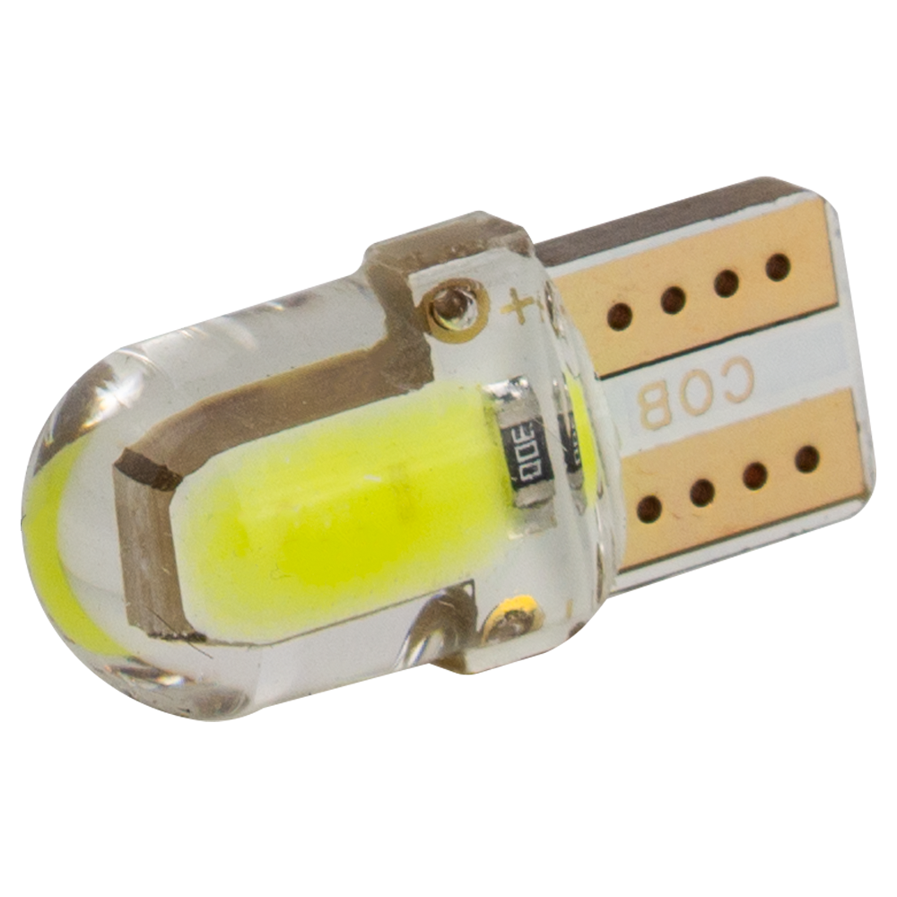 T10-218 White 12V 0.3W 25Lm W5W base-10mm C